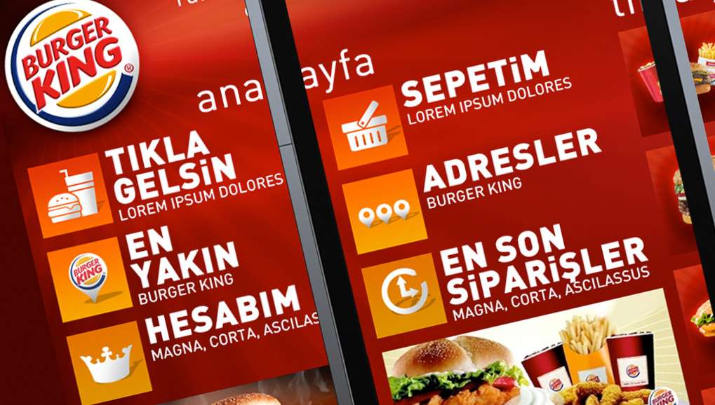 Burgerking Mobile App. Design