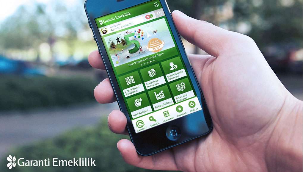 Garanti Emeklilik Mobile Application Design