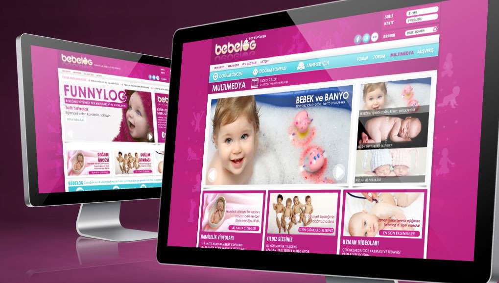 Bebelog Web Site Design