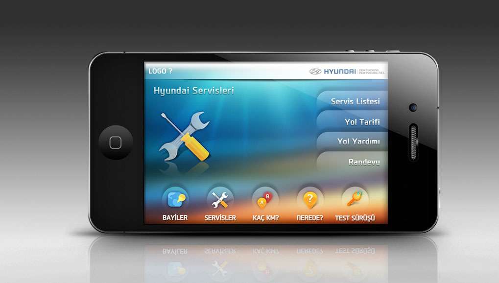 Hyundai Yol Arkadaşım Mobile Application Design